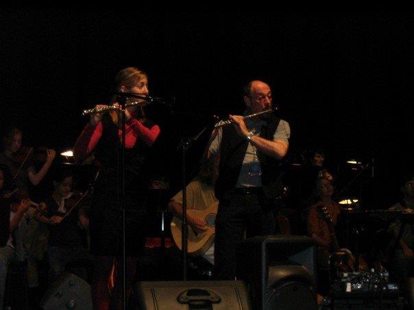 Lauren performing with Ian Anderson and Jethro Tull at the Fitzgerald Theater in Saint Paul, MN